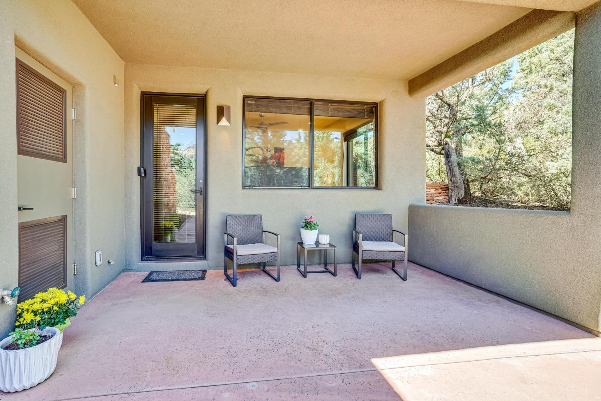 Sedona Couples Retreat With Patio Walk To Trails! Apartment Exterior foto